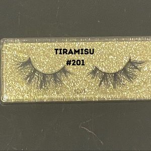 2 pair $6 Tiramisu #201 3d Mink Lashes False Eyelashes 13mm